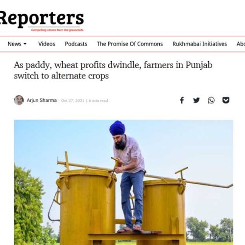 Atinderpal singh turmeric 101 reporters coverage